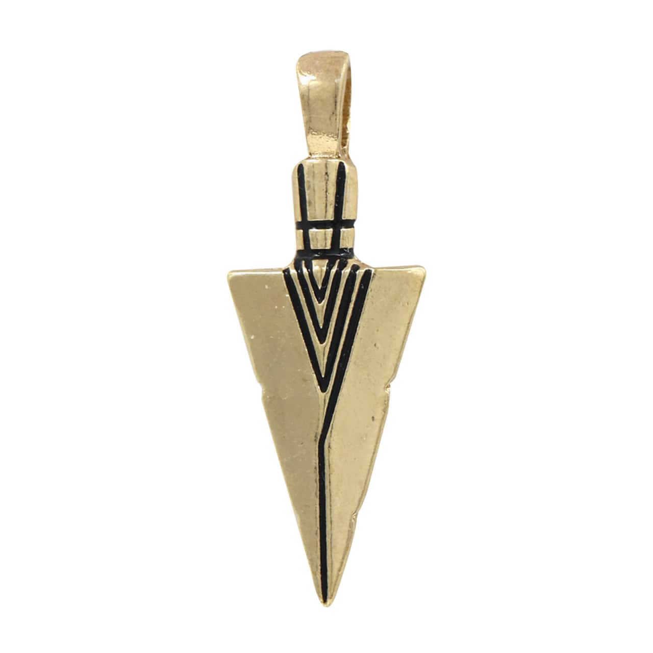 Gold Arrow Pendant by Bead Landing™